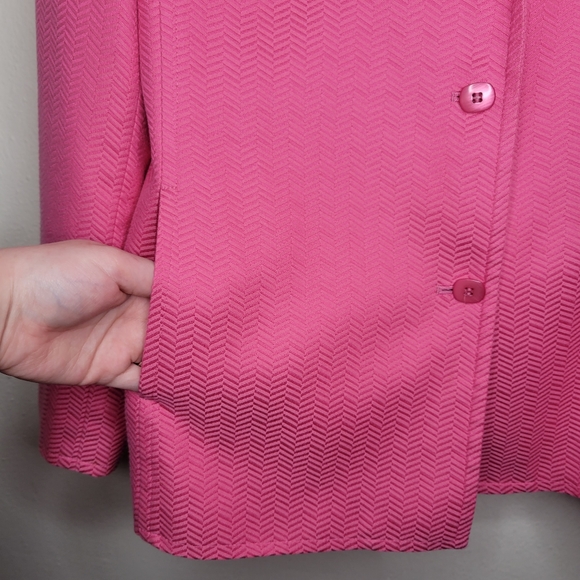 Talbots Pink Silk Blazer, Size 16, Excellent Condition! - Picture 6 of 8
